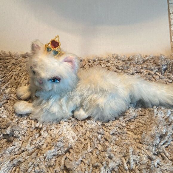 Barbie Mattel 2004 SARAFINA 20” Large Plush Persian Cat Princess Pauper - Picture 1 of 8